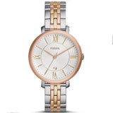 Fossil Jacqueline White Dial Two Tone Steel Strap Watch for Women - ES3844 Buy Now By Fossil