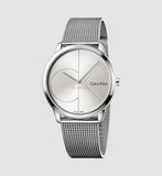 Calvin Klein Minimal Silver Dial Silver Mesh Bracelet Watch for Men - K3M2112Z Buy Now By Calvin Klein
