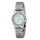 Gucci G Timeless Diamonds Mother of Pearl Dial Silver Steel Strap Watch For Women - YA126506 Buy Now By Gucci