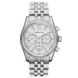 Michael Kors Lexington Silver Dial Silver Steel Strap Watch for Women - MK5555 Buy Now By Michael Kors