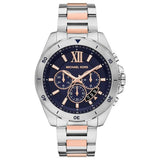 Michael Kors Brecken Chronograph Blue Dial Two Tone Steel Strap Watch For Men - MK9065 Buy Now By Michael Kors