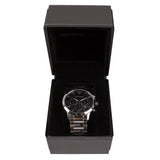 Emporio Armani Giovanni Chronograph Black Dial Silver Steel Strap Watch For Men - AR11208 Buy Now By Emporio Armani