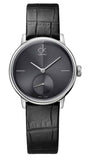 Calvin Klein Accent Black Dial Black Leather Strap Watch for Women - K2Y231C3 Buy Now By Calvin Klein