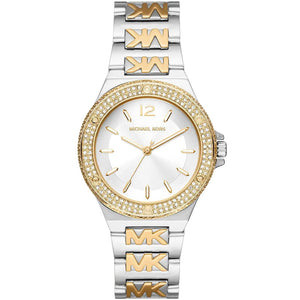 Michael Kors Lennox Three Hand Silver Dial Two Tone Steel Strap Watch For Women - MK7338 Buy Now By Michael Kors