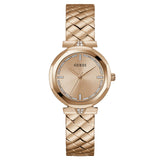 Guess Rumour Quartz Rose Gold Dial Rose Gold Steel Strap Watch For Women - GW0613L3 Buy Now By Guess