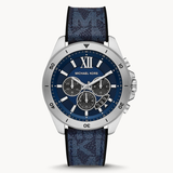 Michael Kors Brecken Chronograph Blue Dial Blue Rubber Strap Watch For Men - MK8923 Buy Now By Michael Kors