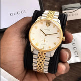 Gucci G Timeless Automatic White Dial Two Tone Steel Strap Watch for Men - YA126356 Buy Now By Gucci