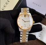 Gucci G Timeless Automatic White Dial Two Tone Steel Strap Watch for Men - YA126356 Buy Now By Gucci