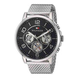 Tommy Hilfiger Chronograph Black Dial Silver Mesh Bracelet Watch for Men - 1791292 Buy Now By Tommy Hilfiger