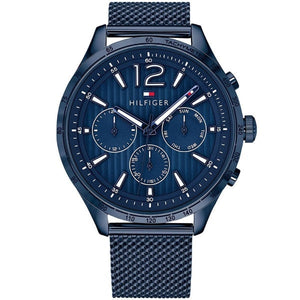 Tommy Hilfiger Gavin Chronograph Blue Dial Blue Mesh Bracelet Watch for Men - 1791471 Buy Now By Tommy Hilfiger