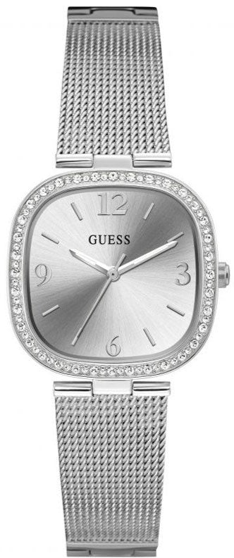 Guess Tapestry Diamonds Silver Dial Silver Mesh Bracelet Watch for Women - GW0354L1 Buy Now By Guess