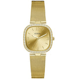 Guess Tapestry Diamonds Gold Dial Gold Mesh Bracelet Watch for Women - GW0354L2 Buy Now By Guess
