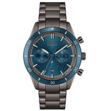 Hugo Boss Santiago Blue Dial Grey Steel Strap Watch for Men - 1513863 Buy Now By Hugo Boss