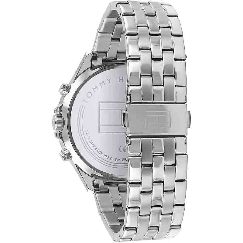 Tommy Hilfiger West Quartz Black Dial Silver Steel Strap Watch For Men - 1791707 Buy Now By Tommy Hilfiger