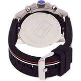Tommy Hilfiger Decker Quartz Black Dial Black Rubber Strap Watch for Men - 1791473 Buy Now By Tommy Hilfiger