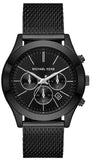 Michael Kors Slim Runway Chronograph Black Dial Black Mesh Bracelet Watch For Men - MK9060 Buy Now By Michael Kors