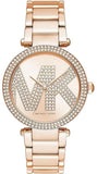 Michael Kors Parker Quartz Rose Gold Dial Rose Gold Steel Strap Watch For Women - MK6660 Buy Now By Michael Kors