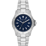 Michael Kors Everest Three-Hand Blue Dial Silver Steel Strap Watch For Men - MK9079 Buy Now By Michael Kors