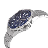 Fossil Garrett Chronograph Blue Dial Silver Steel Strap Watch for Men - FS5623 Buy Now By Fossil