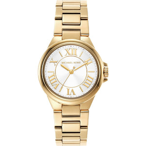 Michael Kors Camille Quartz White Dial Gold Steel Strap Watch For Women - MK7255 Buy Now By Michael Kors