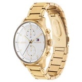Tommy Hilfiger Chase Quartz White Dial Gold Steel Strap Watch for Men - 1791576 Buy Now By Tommy Hilfiger