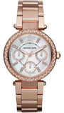 Michael Kors Parker White Dial Rose Gold Steel Strap Watch for Women - MK5616 Buy Now By Michael Kors