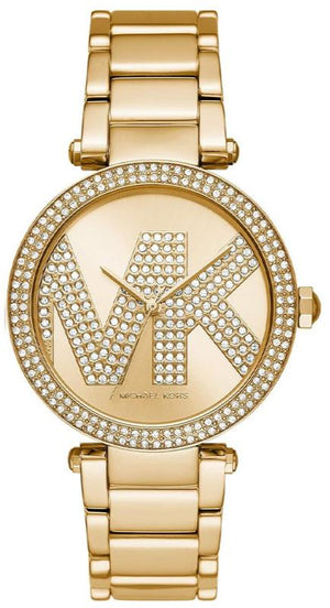 Michael Kors Parker Pave Gold Dial Gold Steel Strap Watch for Women - MK6659 Buy Now By Michael Kors