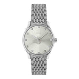 Gucci G Timeless Quartz Silver Dial Silver Steel Strap Watch For Women - YA1264153 Buy Now By Gucci