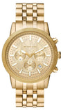 Michael Kors Hutton Chronograph Gold Dial Gold Steel Strap Watch For Men - MK8953 Buy Now By Michael Kors