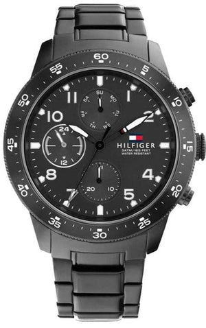 Tommy Hilfiger Jimmy Chronograph Grey Dial Grey Steel Strap Watch For Men - 1791951 Buy Now By Tommy Hilfiger