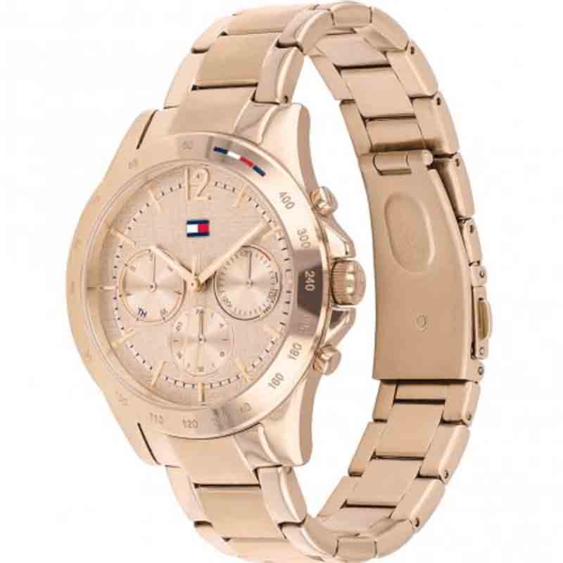 Tommy Hilfiger Haven Chronograph Rose Gold Dial Rose Gold Steel Strap Watch For Women - 1782197 Buy Now By Tommy Hilfiger