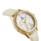 Tommy Hilfiger Ari Diamonds White Dial Cream Leather Strap Watch for Women - 1781982 Buy Now By Tommy Hilfiger