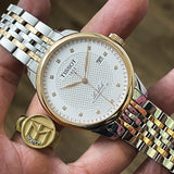 Tissot Le Locle Powermatic 80 Diamonds Silver Dial Two Tone Steel Strap Watch For Men - T006.407.22.036.01 Buy Now By Tissot