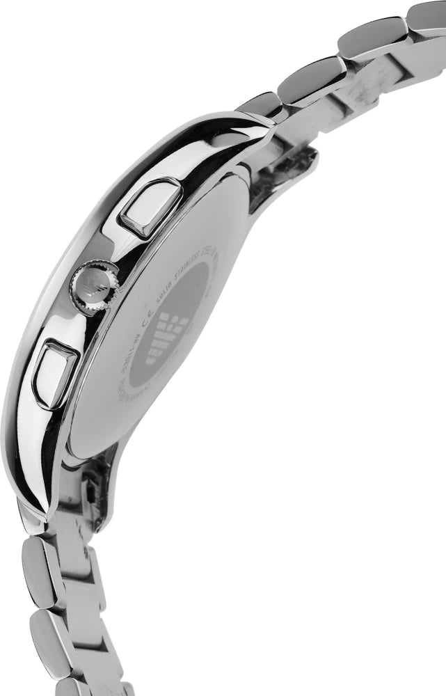 Emporio Armani Valente Chronograph Quartz Black Dial Silver Steel Strap Watch For Men - AR11083 Buy Now By Emporio Armani