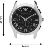 Emporio Armani Valente Chronograph Quartz Black Dial Silver Steel Strap Watch For Men - AR11083 Buy Now By Emporio Armani