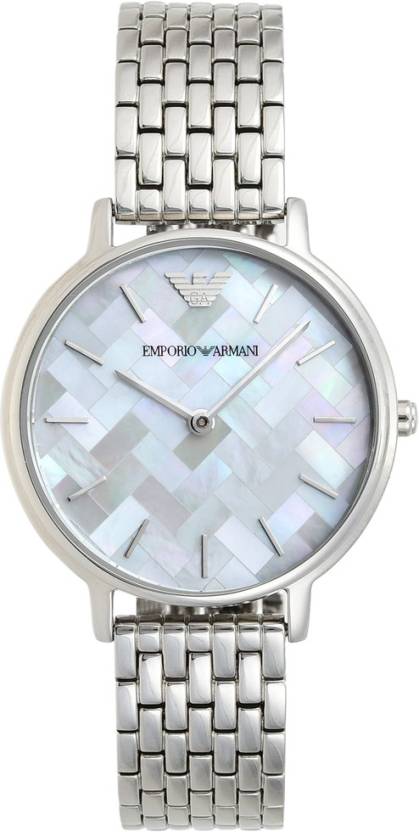 Emporio Armani Mother of Pearl Dial Silver Steel Strap Watch For Women - AR11112 Buy Now By Emporio Armani