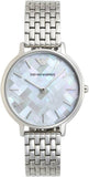 Emporio Armani Mother of Pearl Dial Silver Steel Strap Watch For Women - AR11112 Buy Now By Emporio Armani