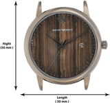 Emporio Armani Luigi Analog Brown Dial Black Leather Strap Watch For Men - AR11156 Buy Now By Emporio Armani