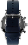 Emporio Armani Luigi Chronograph Blue Dial Black Leather Strap Watch For Men - AR1736 Buy Now By Emporio Armani