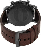 Emporio Armani Classic Chronograph Black Dial Brown Leather Strap Watch For Men - AR1919 Buy Now By Emporio Armani
