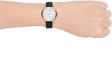 Emporio Armani Kappa Mother of Pearl Dial Black Leather Strap Watch For Women - AR80011 Buy Now By Emporio Armani