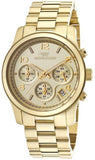 Michael Kors Runway Gold Dial Gold Stainless Steel Strap Watch for Women - MK5055 Buy Now By Michael Kors