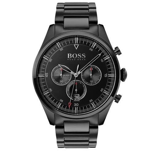 Hugo Boss Pioneer Black Dial Black Steel Strap Watch for Men - 1513714 Buy Now By Hugo Boss