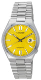 Citizen Tsuyosa Automatic Yellow Dial Silver Steel Strap Watch for Men - NJ0150-81Z Buy Now By Citizen