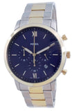 Fossil Neutra Chronograph Blue Dial Two Tone Steel Strap Watch for Men - FS5706 Buy Now By Fossil