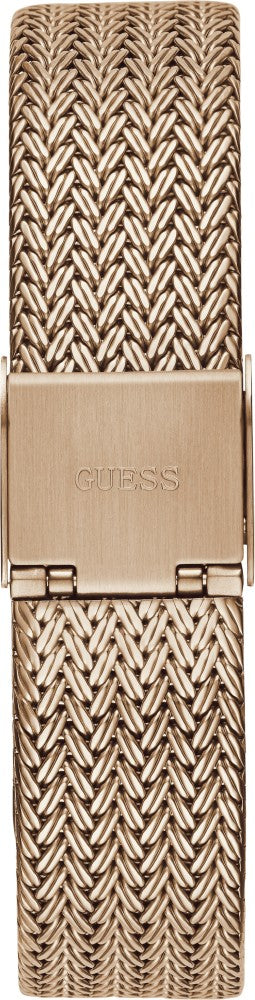 Guess Soiree Diamonds Rose Gold Dial Rose Gold Mesh Bracelet Watch for Women - GW0402L3 Buy Now By Guess