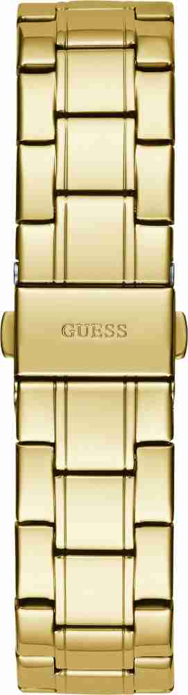 Guess Night Life Diamonds Black Dial Gold Steel Strap Watch for Women - GW0405L2 Buy Now By Guess