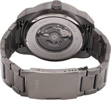 Fossil Bronson Automatic Skeleton Black Dial Grey Steel Strap Watch for Men - ME3255 Buy Now By Fossil
