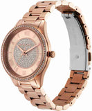 Michael Kors Lauryn Three-Hand Crystals Rose Gold Dial Rose Gold Steel Strap Watch for Women - MK4736 Buy Now By Michael Kors