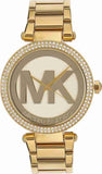 Michael Kors Parker Diamonds Gold Dial Gold Steel Strap Watch for Women - MK5784 Buy Now By Michael Kors